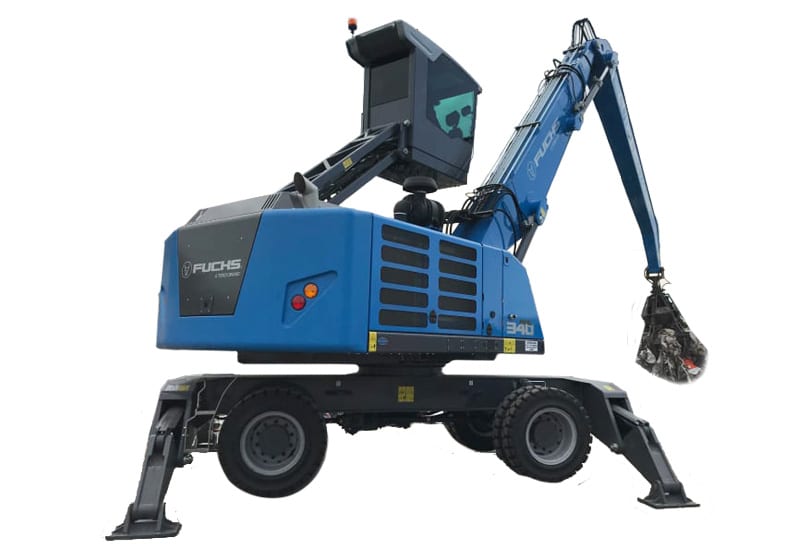 Fuchs recycling handler