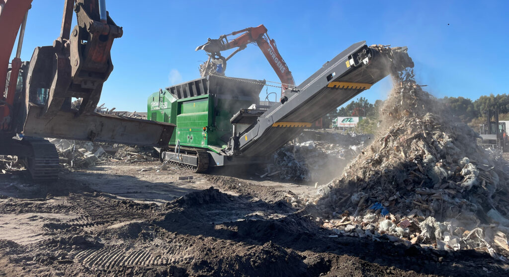 Demolition and recycling application material processing department mimico nz