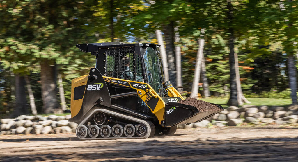 ASV compact track loaders landscaping equipment mimico nz tile