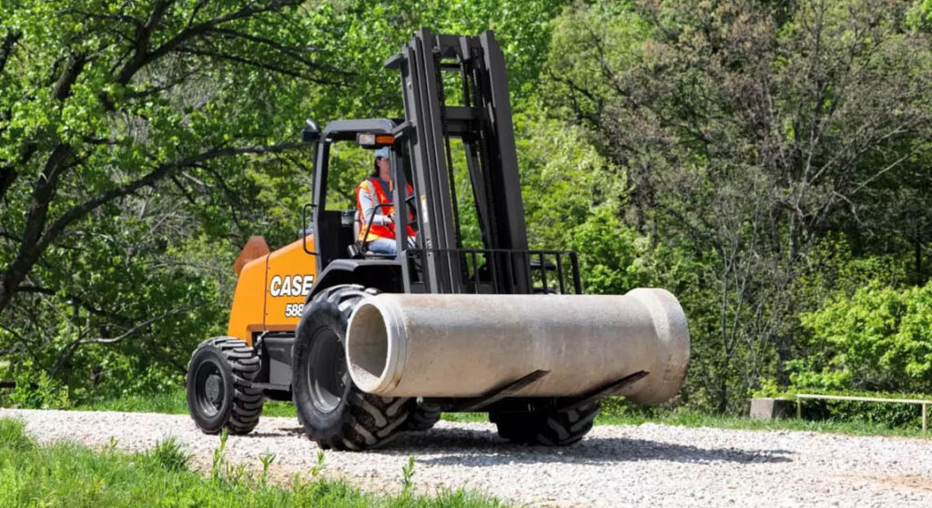 CASE 586H Rough Terrain construction equipment mimico nz tile
