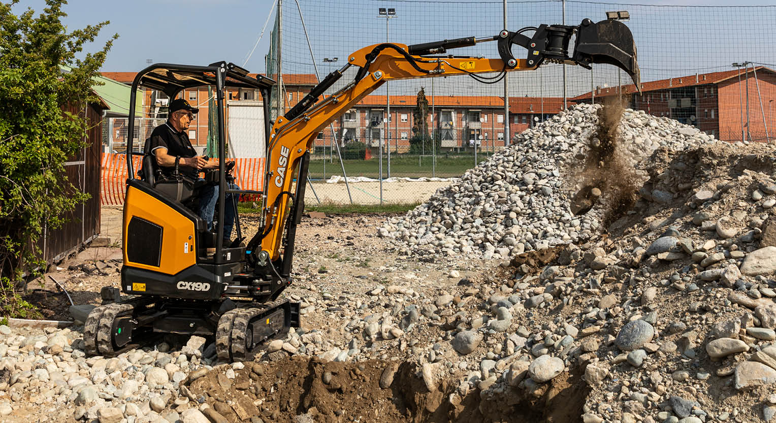 CASE Mini excavators construction equipment mimico nz tile