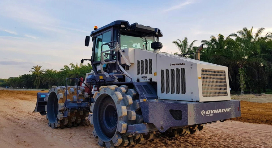 Dynapac Tamping roller soil compaction construction nz mimico
