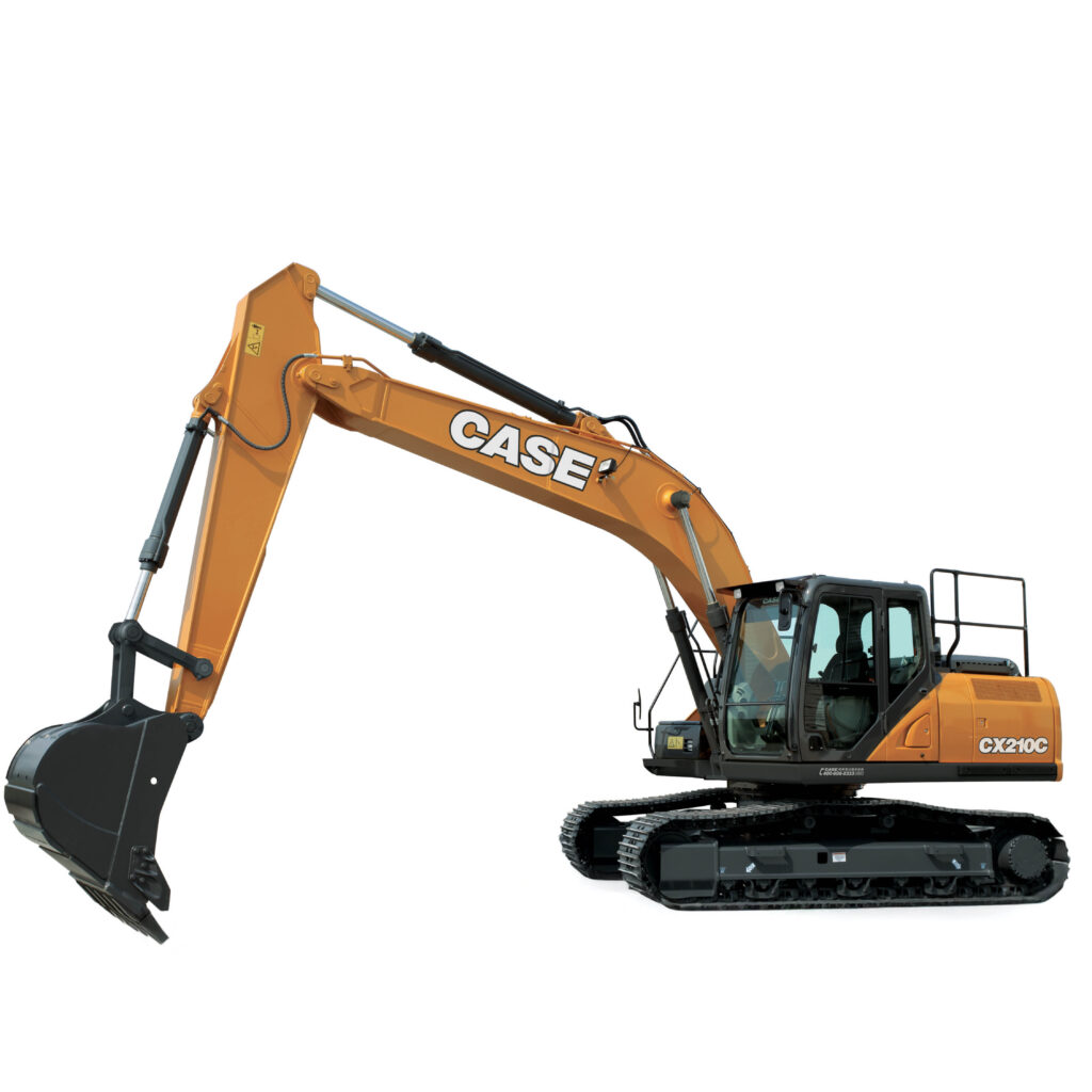 case 210c Excavator heavy machinery