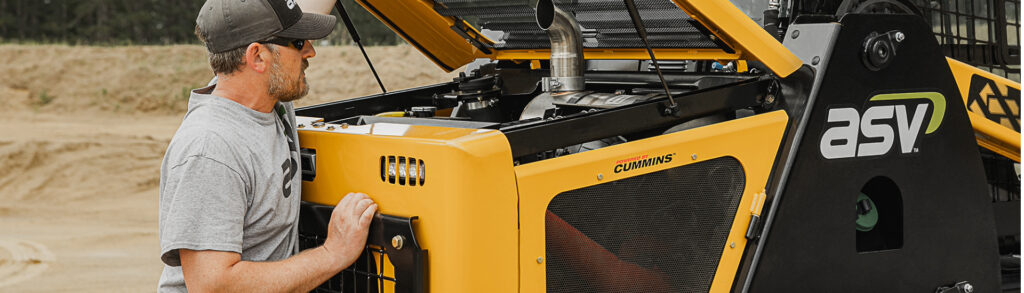 ASV Posi-Track® loaders tracks mimico nz easy maintenance