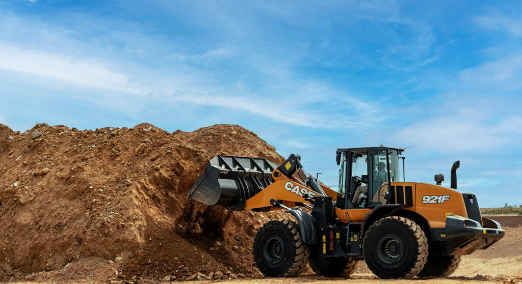 CASE wheel loader heavy machinery mimico nz tile