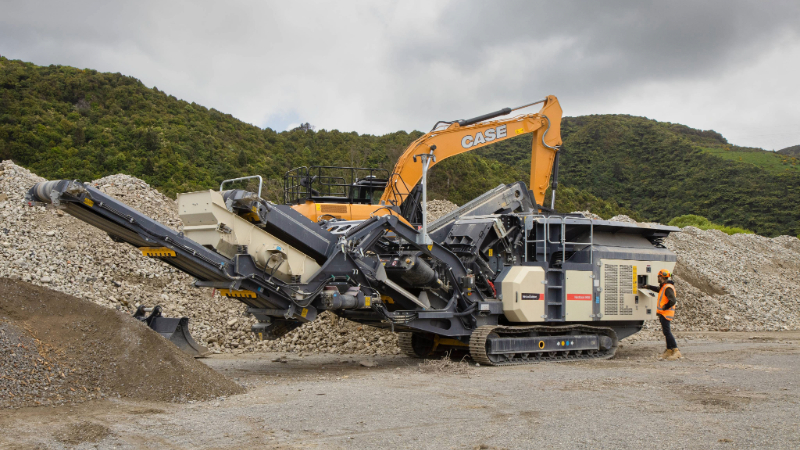 Material processing equipment mobile crusher metso mimico nz