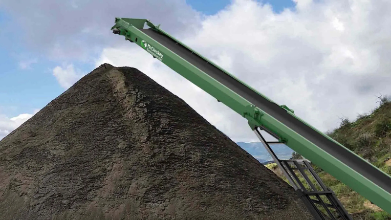 Material processing equipment stacker mccloskey environmental mimico nz