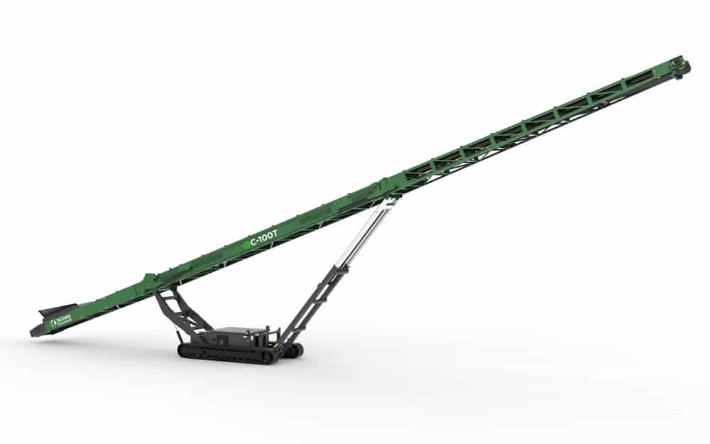 100T Tracked Stacking Conveyor - High Efficiency | MIMICO NZ
