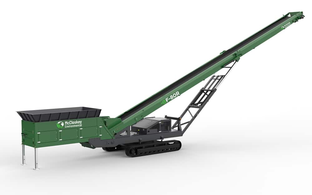 Tracked Radial Feeder Stacker - High Efficiency | MIMICO NZ