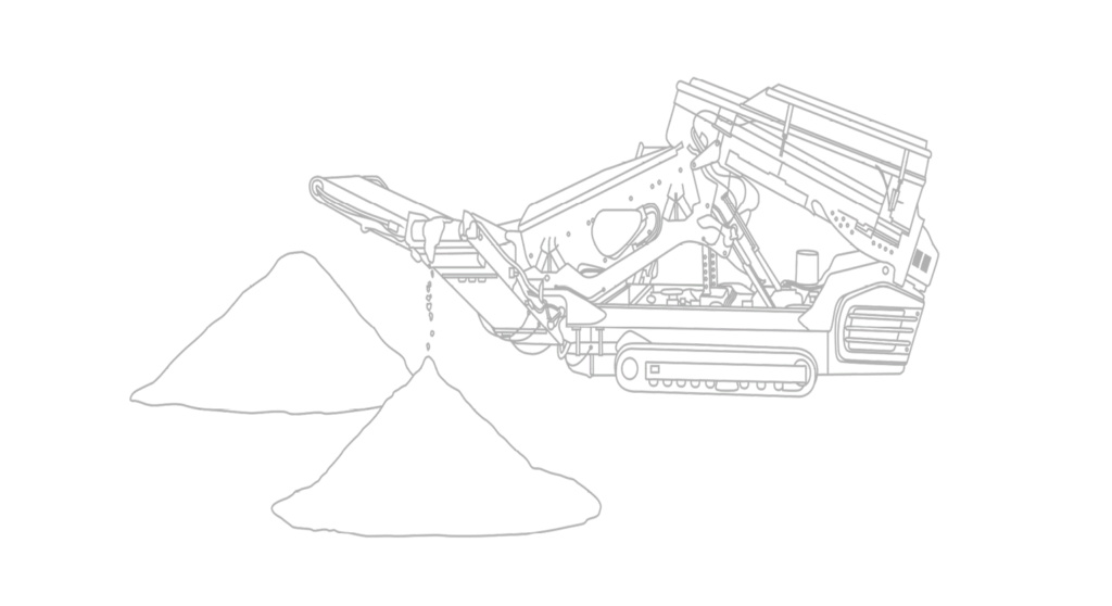 Sketch of mobile screen material processing mimico nz - Trans