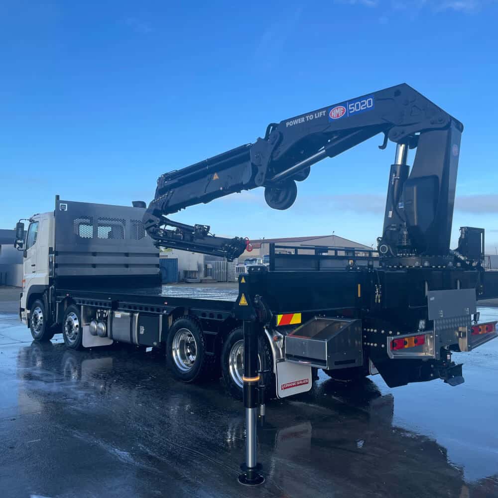 Crane sales hmf 5020k-rcs truck mounted crane mimico nz