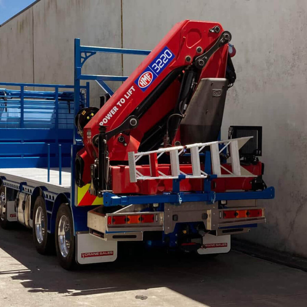 crane sales hmf 3220k-rcs truck mounted crane mimico nz