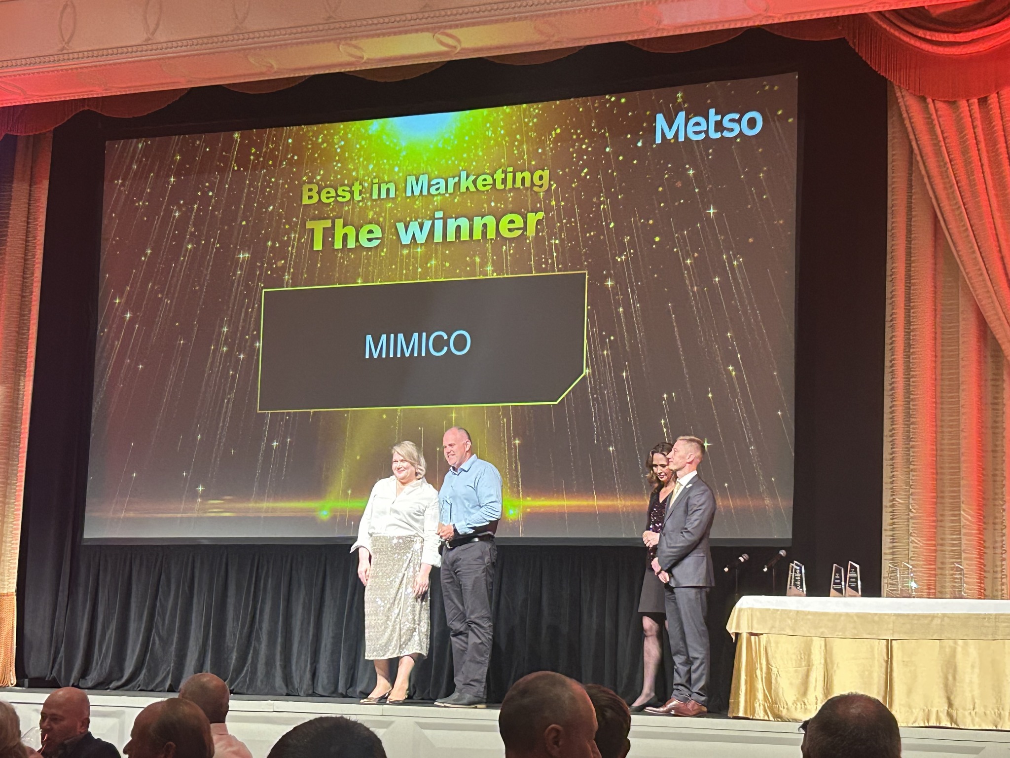 Best in marketing Metso conex distributer awards