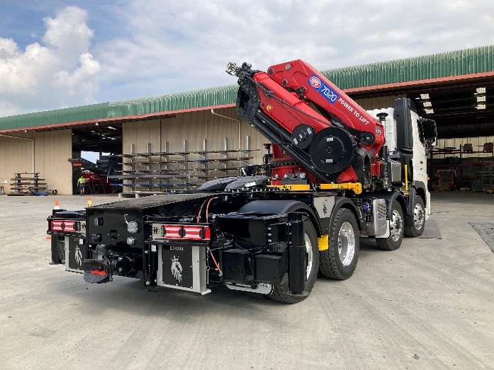 Lion Crane truck build HMF7020
