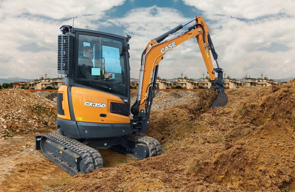 CASE Cx35D Mini Excavator rip