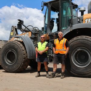 Daltons case wheel loader material handling matamata mimico nz