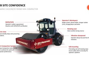 Dynapac CA35D single drum roller rhino soil mimico nz (1)