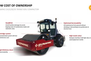 Dynapac CA35D single drum roller rhino soil mimico nz (3)